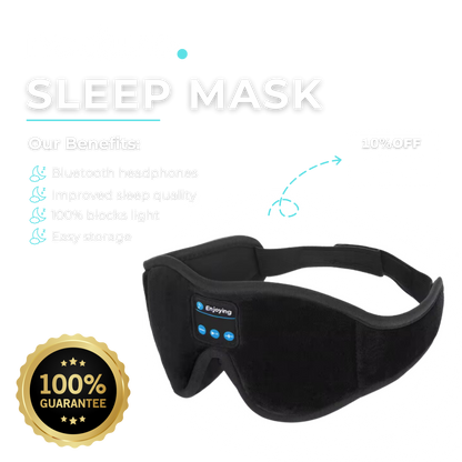 Nocturo Sleep Mask - Memory-Foam Bluetooth Sleep Mask